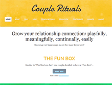 Tablet Screenshot of couplerituals.org